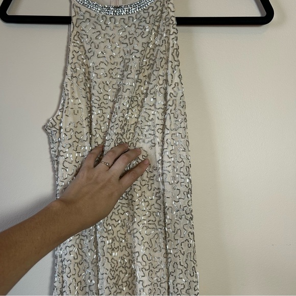 Mac Duggal Studded Halter Neckline Sheath Dress size 6 - Picture 7 of 11